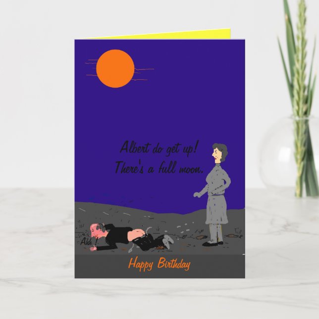 Cartão Funny Birthday card (Frente)