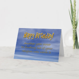 Cartão Funny birthday card