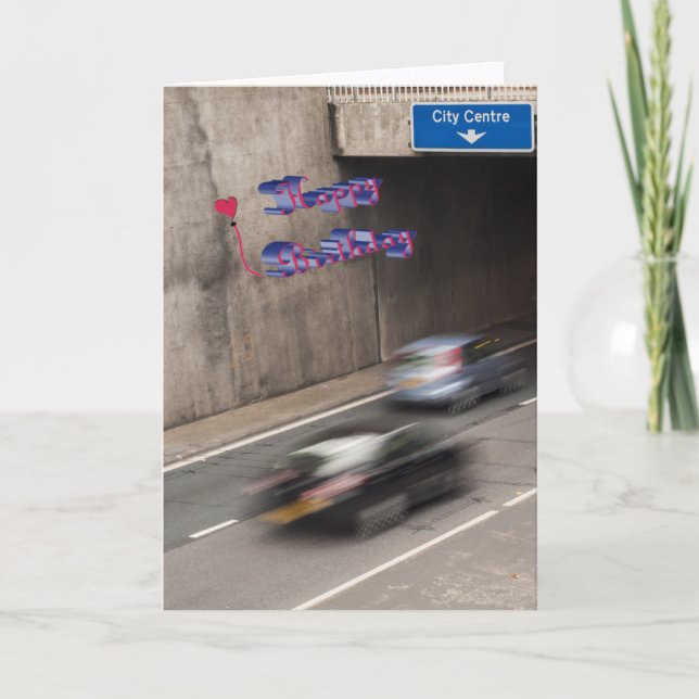 Cartão Funny birthday card (Frente)