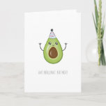 Cartão Funny Birthday Card<br><div class="desc">AVO BRILLIANT BIRTHDAY Quirky, playful & punny greetings card for all occasions! Just Joy Designs was born in 2017 by two sisters, Ceri & Mary with a shared passion for all things creative. With strong backgrounds in Art & Design our cards are made with a keen eye for quality. Our...</div>