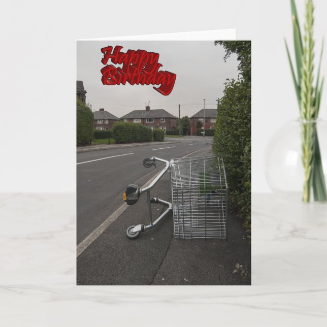 Cartão Funny birthday card (Frente)