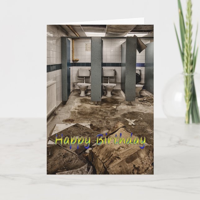 Cartão Funny birthday card (Frente)