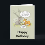 Cartão Funny birthday card: Dog Poo<br><div class="desc">Birthday wishes from a forgetful dog</div>