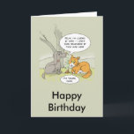 Cartão Funny birthday card: Dog Poo<br><div class="desc">Birthday wishes from a forgetful dog</div>