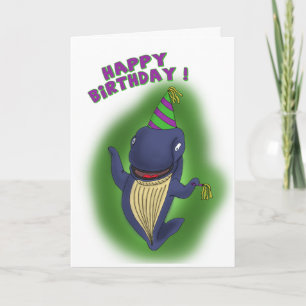 Cartão Funny Birthday Cards: Whale of a Birthday