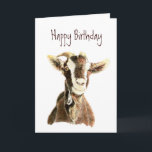 Cartão Funny Birthday, From the Old Goat who Loves YOU<br><div class="desc">Funny Birthday,  from the Old Goat who loves you,  Humor</div>