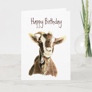 Cartão Funny Birthday, From the Old Goat who Loves YOU