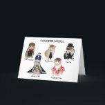 Cartão Funny Boss Birthday<br><div class="desc">Cartão engraçado e personalizável para um chefe. Você pode mover os gatos, alterar o texto, as fontes e as cores das fontes. Você poderia adicionar uma cor de fundo.</div>