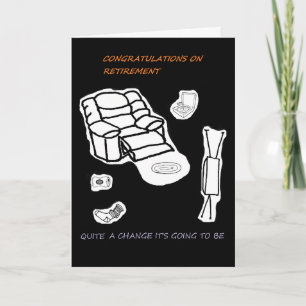 Cartão Funny card on retirement and redundancy.