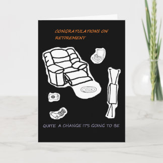 Cartão Funny card on retirement and redundancy.