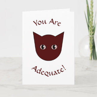 Cartão Funny Cat Valentine's Day Card