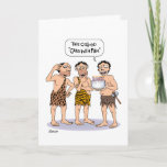 Cartão Funny Cavemen Birthday<br><div class="desc">Funny Birthday Greeting Card for all ages</div>