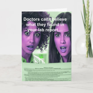 Cartão funny chocolate lover get well wish