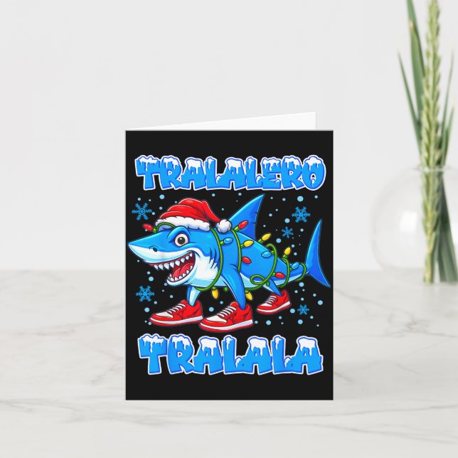 Cartão Funny Christmas Italian Brain Rot For Men Women Bo (Frente)