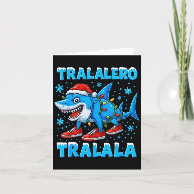 Cartão Funny Christmas Italian Brain Rot For Men Women Bo (Frente)