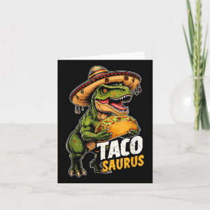 Cartão Funny Cinco De Mayo Tacosaurus Taco Dinosaur T Rex