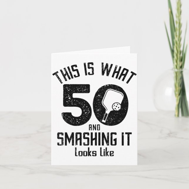 Cartão Funny Ckleball 50th Birthday 50 Years Old Love Ckl (Frente)