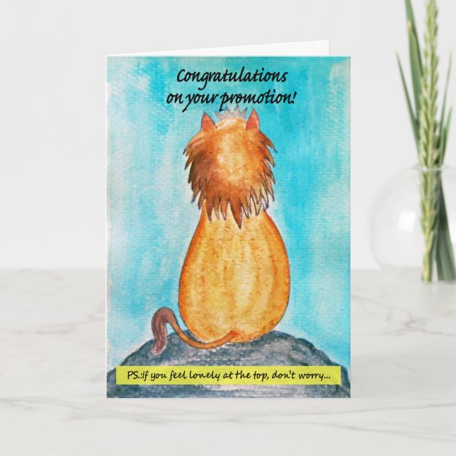 Cartão Funny congratulatory (Frente)