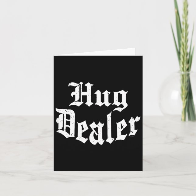 Cartão Funny Cute Sensitive Feet Hug Merchant Valentine's (Frente)