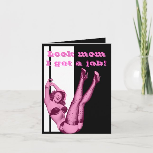 Cartão Funny daughters mothers day (Frente)