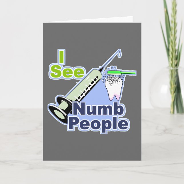 Cartão Funny Dentists and Hygienists (Frente)