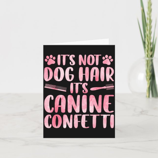 Cartão Funny Dog Groomer Art For Men Women Dog Grooming P (Frente)