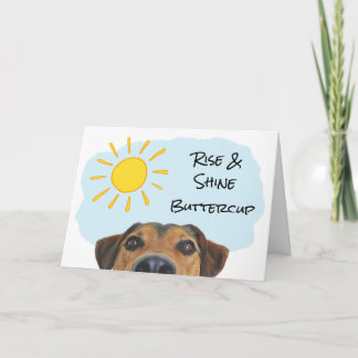 Cartão Funny Dog Theme Add a Name Happy Birthday