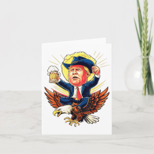 Cartão Funny Donald Trump 2024 Retome as Eleições America