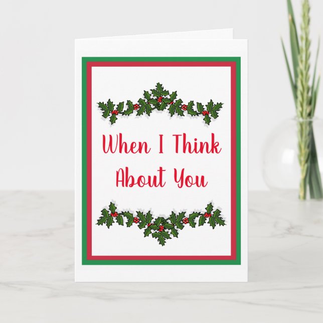 Cartão Funny Elf Christmas Card (Frente)