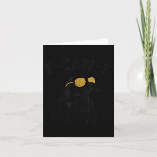 Cartão Funny F-caw-f Crow