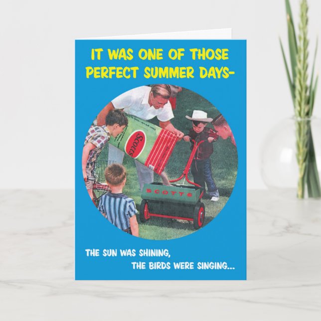 Cartão Funny Father’s Day Cards (Frente)