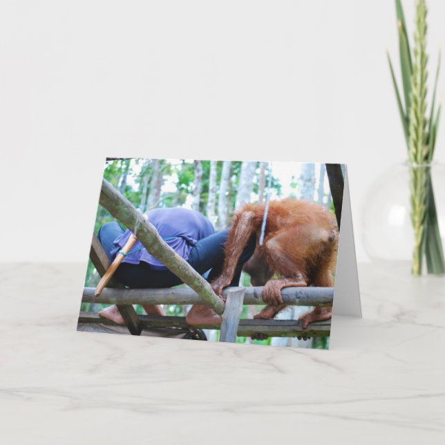 Cartão Funny Father's Day (Frente)