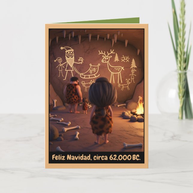 Cartão Funny Feliz Navidad Christmas cards (Frente)