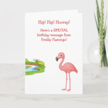 Funny Flamingo Hip Age Burn