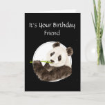 Cartão Funny, Friend Birthday, Panda, Asian Bear<br><div class="desc">If you love Pandas,  nature or wildlife  this would make a great birthday card,     



  



 



 



 



 



 



 



 



 


com</div>