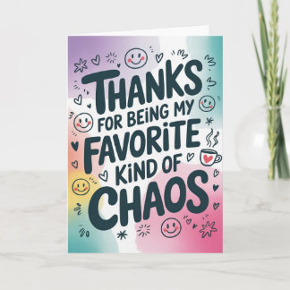 Cartão Funny Friend Thank You Card