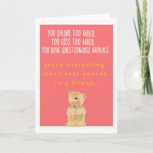 Cartão Funny Friendship greeting card