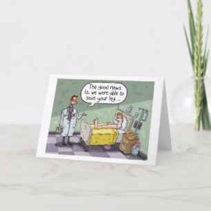 Cartão Funny Get Well Card