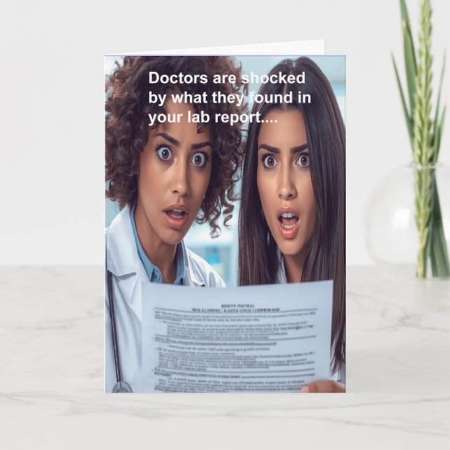 Cartão funny get well wish  (Frente)