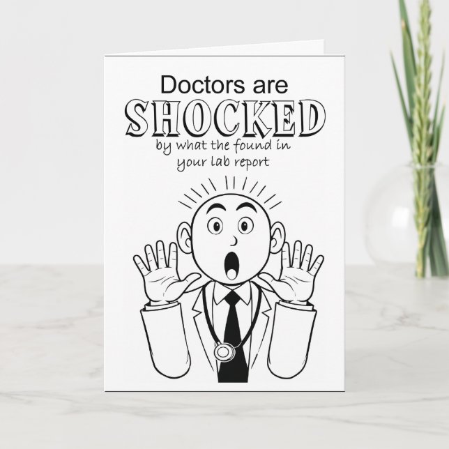 Cartão Funny get well wish for beer lover (Frente)