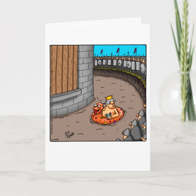 Cartão Funny Getting Together Humor Greeting Card (Frente)