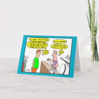 Cartão Funny Golf Greeting Card