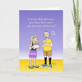 Cartão Funny Grandpa Birthday Greeting Card