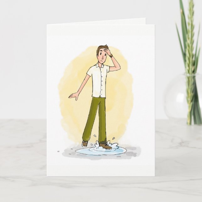 Cartão Funny Greeting Card - Amicable Insult (Frente)