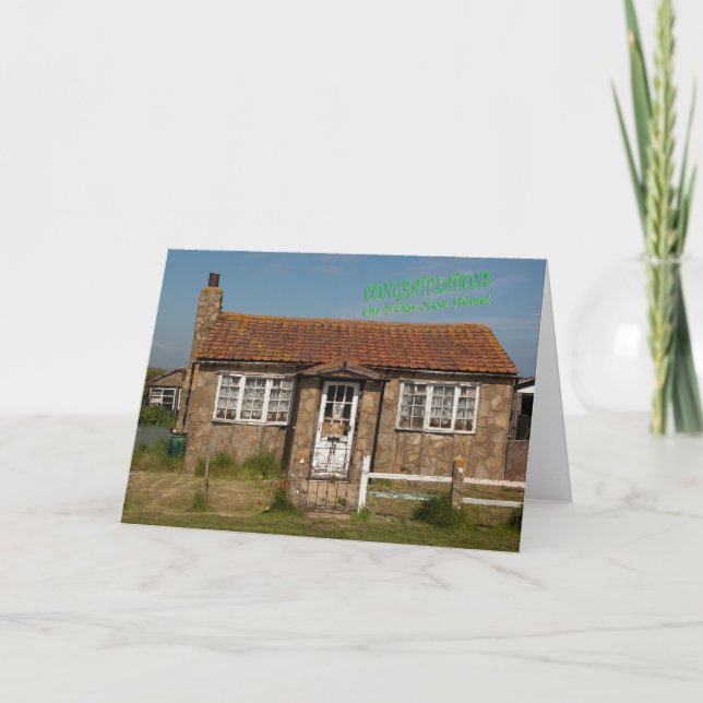 Cartão Funny Greeting Card New Home (Frente)