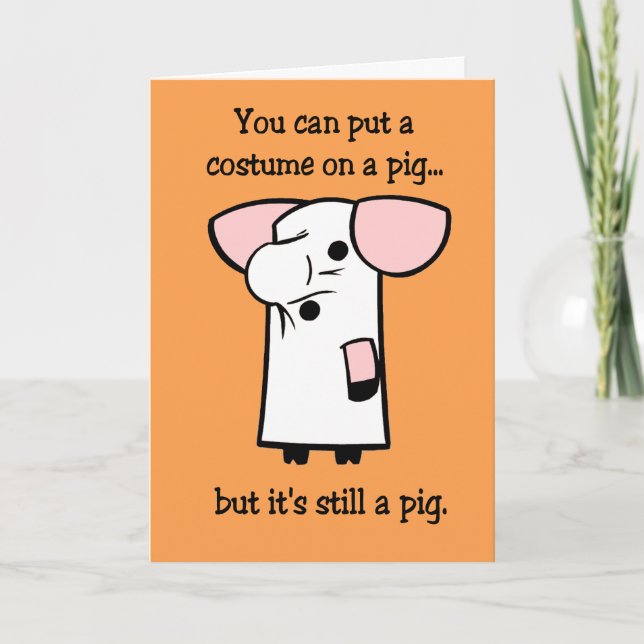 Cartão Funny Halloween card (Frente)