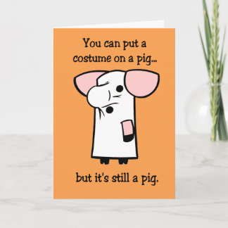 Cartão Funny Halloween card
