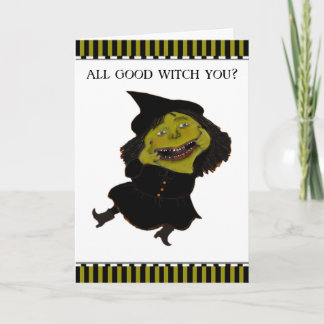 Cartão funny Halloween greeting cards