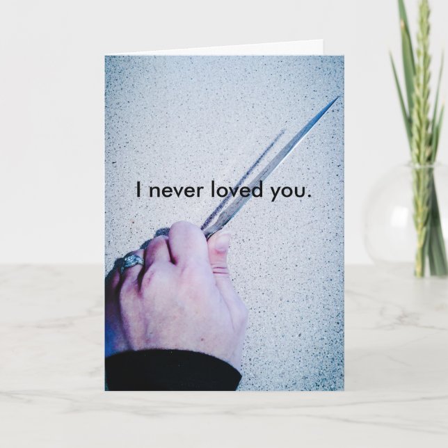 Cartão Funny Happy Anniversary Card Twisted (Frente)