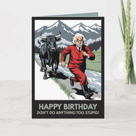 Cartão Funny Happy Birthday Card